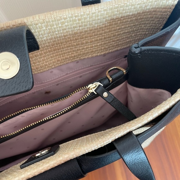 Kate Spade Olive Drive Straw Brigette Bag - Picture 12 of 14